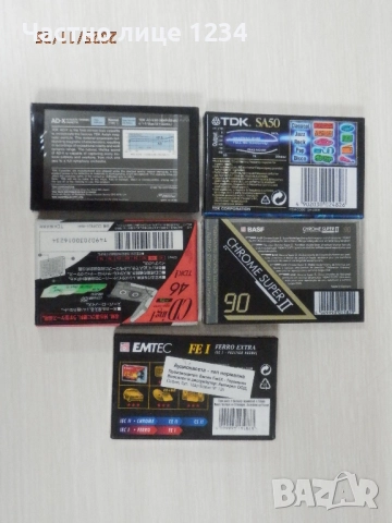 Аудио касети TDK AD-X - 60/ SA 50/ CDing-II 46 - BASF Chrome Super II 90 / EMTEC FE I 60 Ferro, снимка 2 - Аудио касети - 46744407