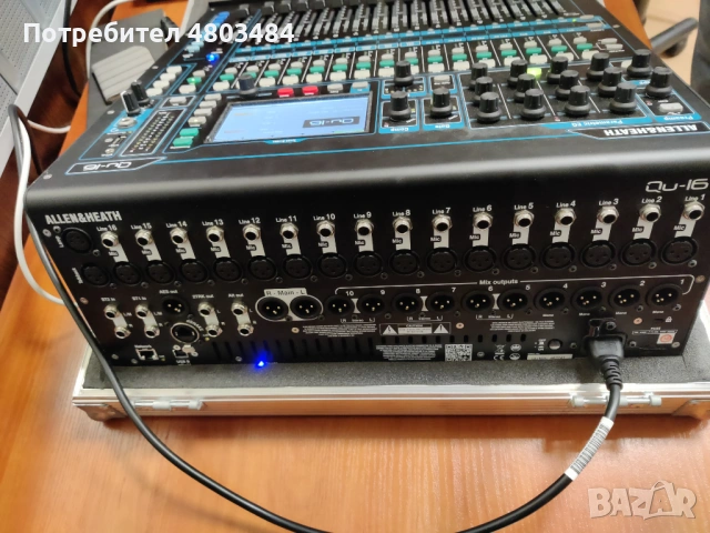 Allen & Heath Qu-16 цифров смесителен пулт с твърд кейс, снимка 5 - Ресийвъри, усилватели, смесителни пултове - 54263395