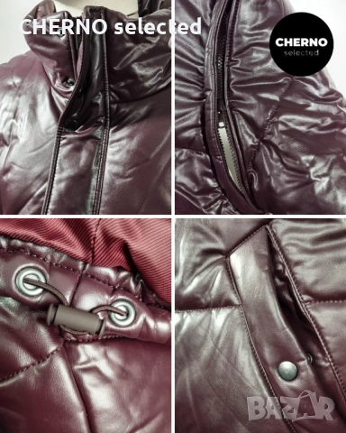 H&M x EDITION BY JOHN BOYEGA 2-в-1 мъжко пуфер яке • елек от еко кожа – лимитирана серия – L•XL, снимка 18 - Якета - 54031813