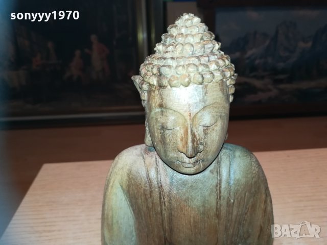 БУДА - фигура от дърво ръчна изработка 0101211734, снимка 7 - Колекции - 31271568