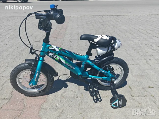 Промо велосипед 12" Passati SAMURAI син, снимка 8 - Велосипеди - 56192665