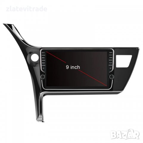 TOYOTA COROLLA 2017-2018 - 10'' Андроид НАВИГАЦИЯ ТИП "C", снимка 4 - Навигация за кола - 38083096