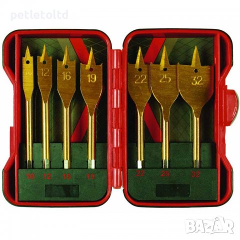 Свредла за дърво , комплект от 7 бр