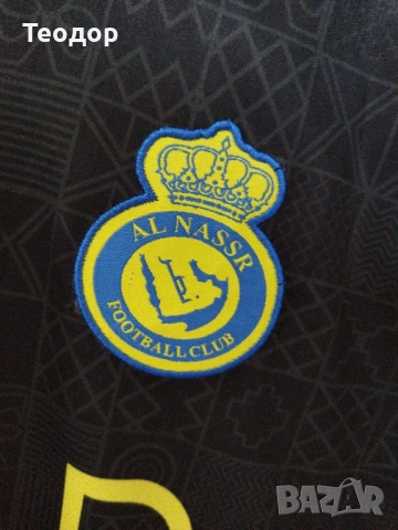продавам футболна тениска на Ал Насър на Роналдо от сезон 2024-25, снимка 3 - Футбол - 52169696