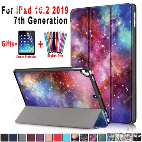 Apple iPad 9 8 7 10.2" / Air 5 4 10.9" / Mini 7 6 8.3" / Кожен калъф смарт кейс за таблет