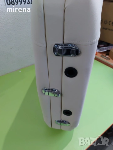 Алуминиева масажна преносима маса, кушетка с калъф за носене, снимка 5 - Фитнес уреди - 53225640