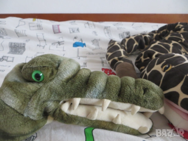 Крокодил и змия за театър, снимка 7 - Плюшени играчки - 49423938