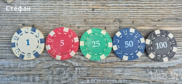 Чипове - покер, снимка 2 - Други игри - 54203020