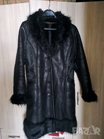 Дамско зимно палто черно Юнона, снимка 4 - Палта, манта - 39131094