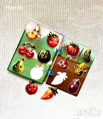 Весела образователна книга играчка с лепенки, снимка 6 - Игри и пъзели - 52490775