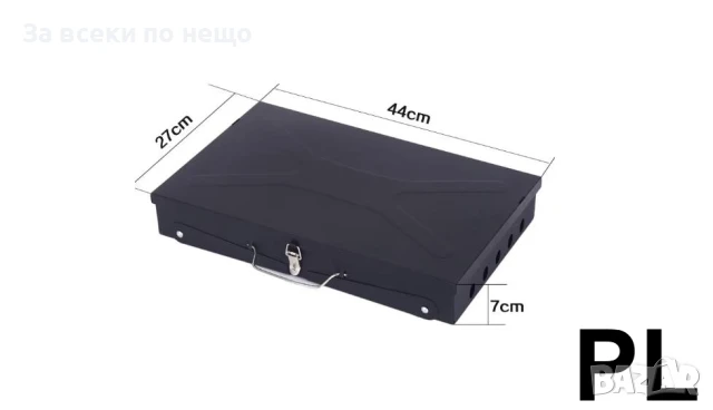 Преносимо барбекю, сгъваемо, тип куфарче, с включени аксесоари за готвене Код P968, снимка 2 - Скари - 51154279