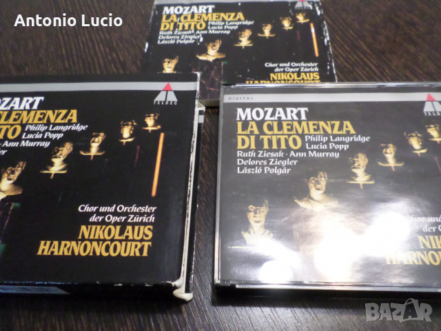 Mozart - La Clemenza di Tito - Nikolaus Harnoncourt, снимка 2 - CD дискове - 36423057
