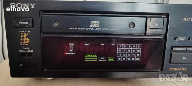 CD player Sony CDP-550-X33ES, снимка 12 - Ресийвъри, усилватели, смесителни пултове - 47276800