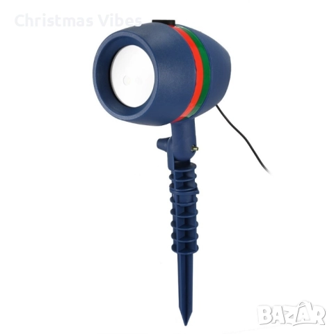 Лазерен прожектор Проектор за Коледна украса "Коледна лазерна лампа с Празнична светлина", снимка 11 - Прожектори - 52082791