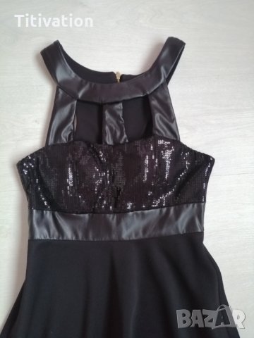 Черна рокля, снимка 2 - Рокли - 30765186