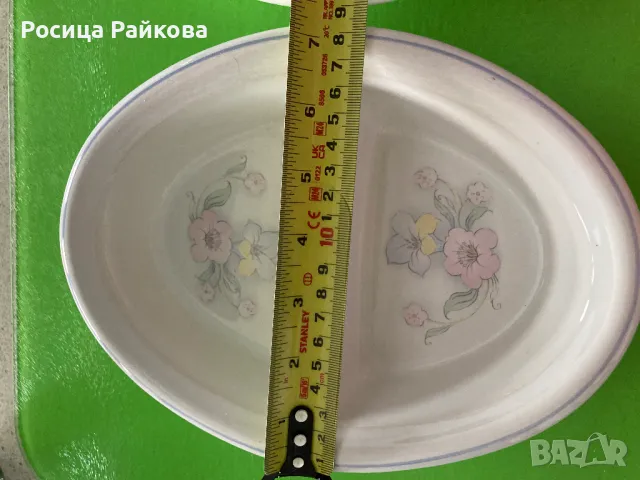 Две порцеланови чинии, снимка 5 - Чинии - 50260945