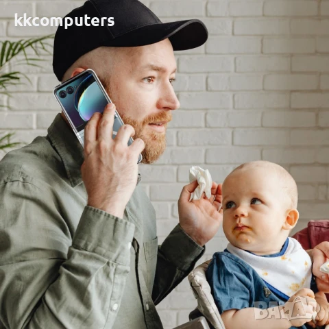 Motorola Razr 60 – TPU + Acrylic, MagSafe Удароустойчив Магнитен Калъф и Протектор, снимка 3 - Калъфи, кейсове - 51362801