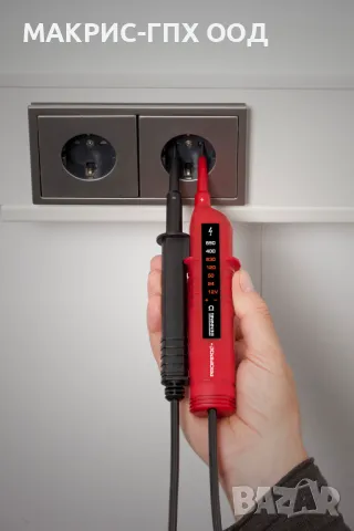 Benning (Бенинг) Двуполюсен тестер на напрежение Profipol+, детектор на напрежение, снимка 3 - Друга електроника - 35272424