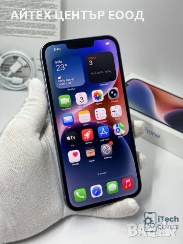 iPhone 14 Plus, 256GB, Blue, 100% батерия, КАТО НОВ, 1г. ГАРАНЦИЯ!, снимка 2 - Apple iPhone - 56005574