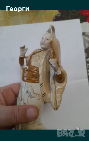 Стара порцеланова статуетка, снимка 6 - Антикварни и старинни предмети - 50125536
