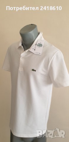 Lacoste  Regular Fit  Pique Cotton Mens Size 3 - S НОВО! ОРИГИНАЛ! Мъжка Тениска!, снимка 3 - Тениски - 44156912