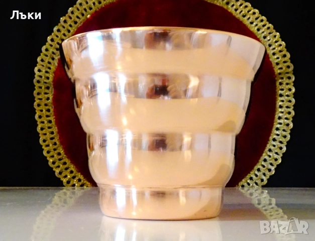 Медна чаша за вино,халба 400 мл.,чиста червена мед. , снимка 4 - Антикварни и старинни предмети - 52282407