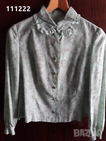 красиви дамски блузи с къс и дълъг ръкав: летни и пролетно-есенни  и бяла якичка - рязяна бродерия , снимка 15 - Ризи - 29587223