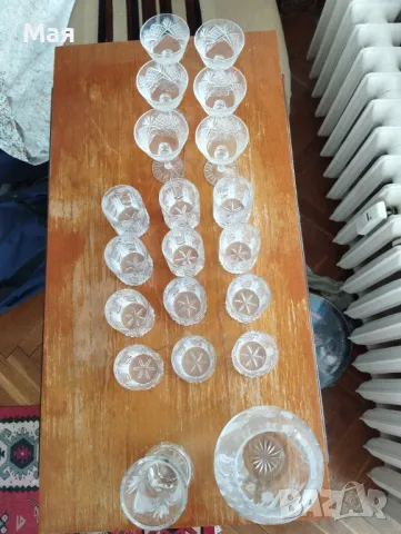 Кристални чаши за шампанско, снимка 18 - Чаши - 50370376