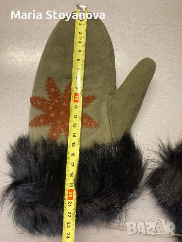 Ръкавици от агнешка кожа, снимка 4 - Ръкавици - 49247241