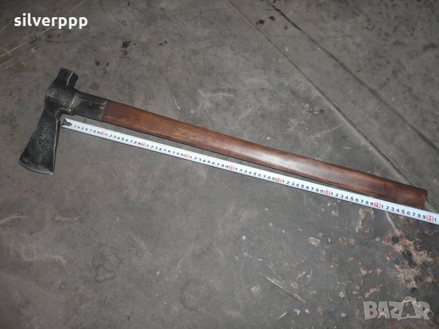 Стара германска брадва - чук , снимка 5 - Антикварни и старинни предмети - 35650902