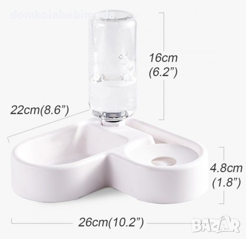 Ъглова купички и автоматична пойлка за домашни любимци, снимка 3 - Други стоки за животни - 40692128