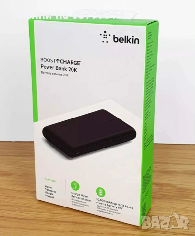 Power Bank Външна Батерия BELKIN 20000mah, снимка 5 - Резервни части за телефони - 53215101