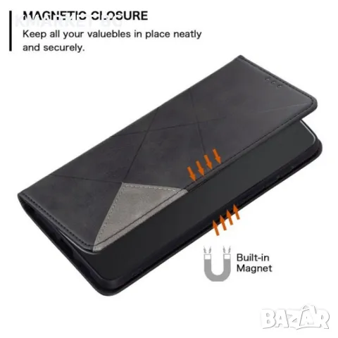 Honor X8c Magnetic Wallet Калъф и Протектор, снимка 7 - Калъфи, кейсове - 49478687