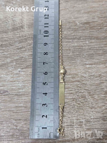 златна гривна  детска 1.5гр., снимка 7 - Гривни - 52842761