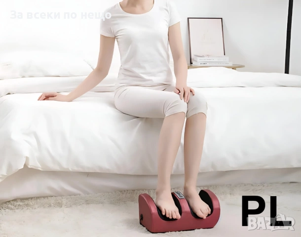 Комплект за релакс: Масажор за крака с нагряване + масажираща възглавница Код P2019, снимка 2 - Масажори - 53937012