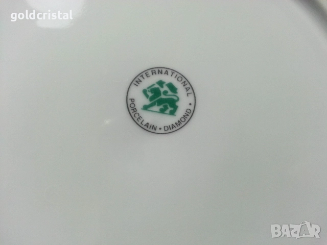 Стар български порцелан чиния коледа , снимка 5 - Антикварни и старинни предмети - 11512267