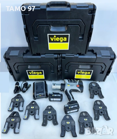 Viega Pressgun 6 Plus - Акумулаторна преса за фитинги неразличима от нова!