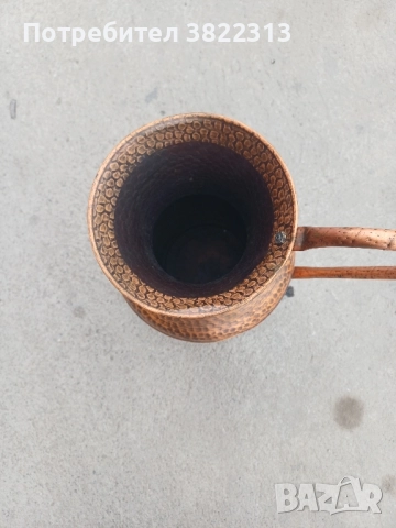 Ваза медна кована,ръчна изработка, снимка 4 - Антикварни и старинни предмети - 51829494