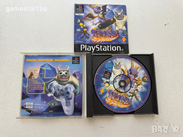   Spyro: Year of the Dragon за PS1, снимка 3 - Игри за PlayStation - 54256053