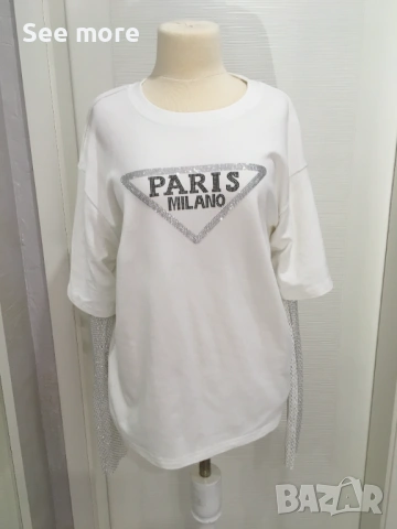 Mochi екстравагантна блуза блестяща