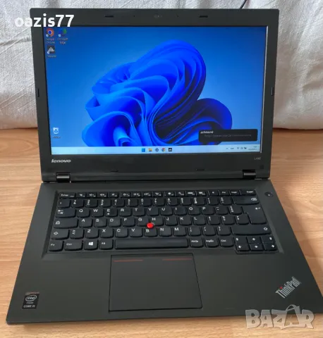 Бърз Като нов 14 инча Лаптоп Lenovo L440 i5 4-то поколение SSD 128 gb RAM  16  gb ОФИС инсталиран, снимка 5 - Лаптопи за работа - 50132768