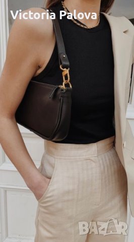 Супер модерна чанта багет (baguette) Италия,NUOVEDIVE, снимка 12 - Чанти - 32310952