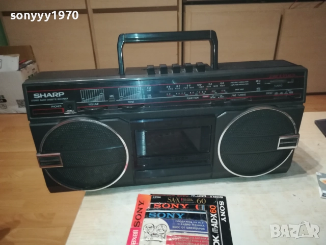 SHARP-JAPAN 1609251845, снимка 4 - Радиокасетофони, транзистори - 51736254