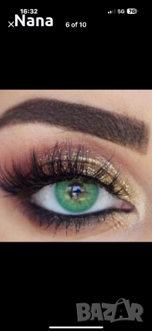 Цветни лещи сини,зелени, сиви, лешников кафяв цвят , снимка 6 - Козметика за лице - 47035856