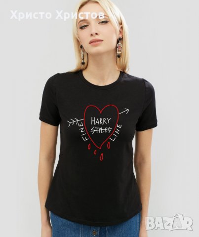 Тениски Harry Styles принт, модели и размери 