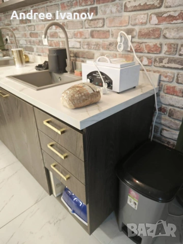 ЛУКС КУХНЯ С 2 МИВКИ – КАТО НОВА!, снимка 7 - Кухни - 53887311