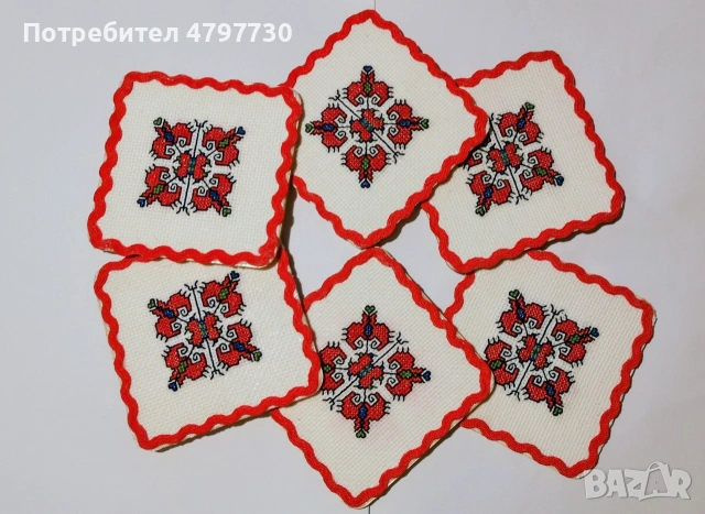 подложки за чаши с шевици , снимка 3 - Чаши - 54204159