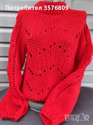 Вълнен пуловер , снимка 6 - Блузи с дълъг ръкав и пуловери - 38978348
