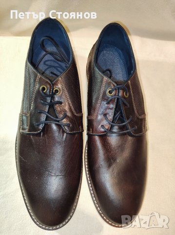 Стилни мъжки обувки от естествена кожа Sondag& Sons №46, снимка 4 - Ежедневни обувки - 26457073