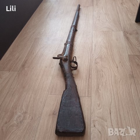 старинна балканска капсулна пушка от 19 век ..пищов пистолет револвер оръжие , снимка 5 - Антикварни и старинни предмети - 42748523